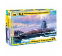 ZVEZDA 9035 1:350 K-3 November Class Nuclear Submarine