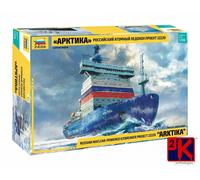 Zvezda 1/350 Russian Nuclear Icebreaker "Arktika" Project 22220 # 9044