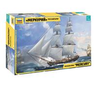 Zvezda Ship Model Kit Russian Brig Mercury 1:100 Scale