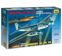 Zvezda Aircraft model kit, night fighter Junkers JU-88G6, WWII period, 500787269, 1:72 -