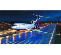 1:144 Zvezda Tu-154m Russian Airliner Kit Z7004 Model