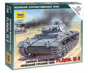 Zvezda German Medium Tank Pz.Kp.fw III G