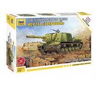 Zvezda Model Kit ISU-152 Soviet Tank Destroyer 1:72 Snap-Fit 5026