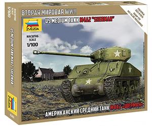 Zvezda Model Tan: US Medium Tank M4A2