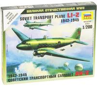 Zvezda Models 1/200 Li-2 Soviet Transport Plane