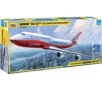 ZVEZDA- replacement for "Civil Airliner BOEING 747-8" - Plastic Model Kit Scale ZVEZDA 1/144 Lenght 20.75"/ 53 cm 154 Parts