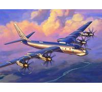 Zvezda Tu-95MS Bear 7038 Aircraft Model Kit (1:144 Scale, Detailed Replica)