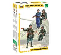 Zvezda - z3504 - model making - Soviet Tankistes - scale 1: 35