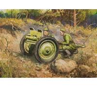 Zvezda - Z6145 - Model Kit - Soviet Canon - 76 mm