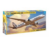 Zvezda 7020 A350-1000 530007020-1:144 Airbus A350-1000 Plastic Model Kit Assembly Kit for Beginners Detailed Unpainted