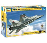 Zvezda Z7229 Mig-31 Interceptor Aircraft Model Kit 1: 72 Scale