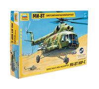 Mil-8t Hip-C Soviet Helicopter 1:72 Plastic Model Kit 7230 Zvezda
