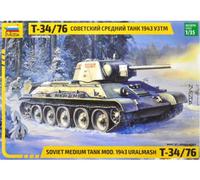 Zvezda ZV3689 1/35 - T-34/76 Mod 1943 Uralmash