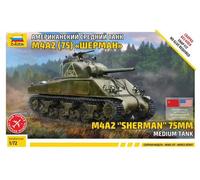 Zvezda M4A2 Sherman 1:72 Scale Model Kit