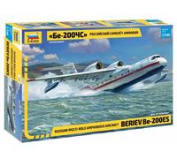 Zvezda 530007034 1:144 Beriev Be-200 ES Multi Role amph, Model, Plastic Construction, Assembly Kit, Detailed Replica