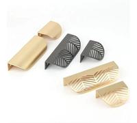 ZVfsdgSDFG Cupboard Handles， 1pc Leaf Shaped Drawer Pulls Cabinet Leaves Knob Zinc Alloy Golden(Brass Big)