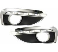 ZVFZGFGR Car Bumper Fog Driving Lamp Front Bumper Grille Grill Fog Lights Hole Lamp Cover For Hyundai For IX35 2010 2011 2012 2013