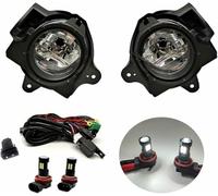ZVFZGFGR Car Bumper Fog Driving Lamp Front Bumper Grille Grill Fog Lights Hole Lamp Cover For Toyota For Hilux For VIGO MK7 2012 2013 2014 2015 2016