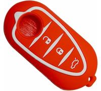 ZVFZGFGR Car Case Sleeve Keys Shells Protection Covers Silicone Cover Remote Key Fob for Alfa Myth 159 GTO for Giulietta for Romeo 4C GTA-m38