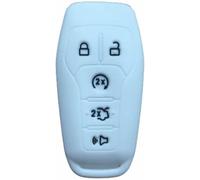 ZVFZGFGR Car Case Sleeve Keys Shells Protection Covers Silicone Cover Remote Key Fob for Ford Fusion for Mustang 150 Explorer Mondeo Edge 2015 2016 2017 2018