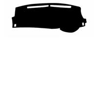 ZVFZGFGR Car Dash Mat Dashboard Cover Non-slip Mat Dash Protector Interior Anti-glare Interior Auto Sunshade for Toyota Alphard AH10 2002-2007
