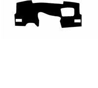 ZVFZGFGR Car Dash Mat Dashboard Cover Non-slip Mat Dash Protector Interior Anti-glare Interior Auto Sunshade For Toyota Vios Soluna Vios XP40 2003-2007