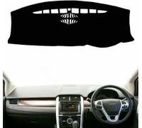ZVFZGFGR - Car Dashboard Cover Anti-Scratch Dash Cover Interior Dash Covers - for Ford Edge 2007 2008 2009 2010 2011 2012 2013 2014, Black(Black Edge), Left Hand Drive