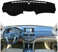 ZVFZGFGR - Car Dashboard Cover Anti-Scratch Dash Cover Interior Dash Covers - for Honda Accord Inspire 2008 2009 2010-2012, Black(Black Edge), Left Hand Drive