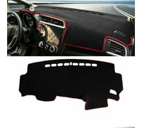 ZVFZGFGR - Car Dashboard Cover Anti-Scratch Dash Cover Interior Dash Covers - for Honda Fit Jazz GK5 2014 2015 2016 2017 2018 2019, A Lhd Red Side