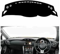 ZVFZGFGR - Car Dashboard Cover Anti-Scratch Dash Cover Interior Dash Covers - for Toyota 86 GT86 FT86 Scion FR-S for Subaru BRZ 2012-2019, Black(Red Edge), Left Hand Drive