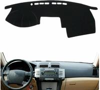 ZVFZGFGR - Car Dashboard Cover Anti-Scratch Dash Cover Interior Dash Covers - for Toyota Mark X Reiz 2004 2005 2006 2007 2008 2009, Black(Black Edge), Left Hand Drive