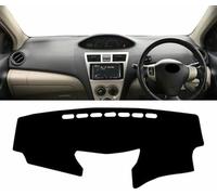 ZVFZGFGR - Car Dashboard Cover Anti-Scratch Dash Cover Interior Dash Covers - for Toyota Vios Belta Soluna XP90 NCP93 2008 2009 2010 2011 2012 2013, A Rhd Black Side