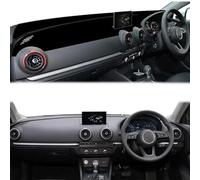 ZVFZGFGR Car Dashboard Cover Pad Dash Mat Dashmat Car Accessories Sunshade Protective Carpet For Audi A3 2014 2015 2016 2017 2018 2019 2020