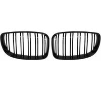 ZVFZGFGR - Car Front Grill Gloss Black Front Kidney Double Slat Grill Grill Car Accessories Car Radiator Grille For BMW E81 E87 E82 E88 128I 130I 135I Selected 2007 2008 2009 2010 2011