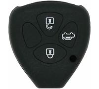 ZVFZGFGR Car Key Case for TOYOTA Camry Avalon Corolla 3 Button Key Accessory Protective Soft Case Silicone Cover Remote Key