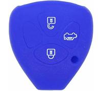 ZVFZGFGR Car Key Case for TOYOTA Camry Avalon Corolla 3 Button Key Accessory Protective Soft Case Silicone Cover Remote Key