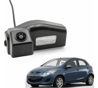 ZVFZGFGR Car Rear Camera, HD Waterproof Backup Camera with Night Vision Rearview Parking Assist for Mazda 2 DE 2007-2015 D170 AHD 720P