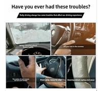 ZVFZGFGR Hand Sewn Steering Wheel Cover,Anti-Slip Breathable Microfiber Leather Steering Wheel Cover for Kia K5 Optima 2008-2013