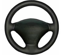 ZVFZGFGR Hand Sewn Steering Wheel Cover,Anti-Slip Breathable Microfiber Leather Steering Wheel Cover for Ford Fiesta 4 1996-2006