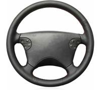 ZVFZGFGR Hand Sewn Steering Wheel Cover,Anti-Slip Breathable Microfiber Leather Steering Wheel Cover for Mercedes for Benz CLK-Class W208 C208 1999 2000 2001 2002 2003