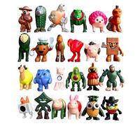 ZVLINMVAM Italian Brainrot 24-Pack Collectible Figurines - Value Bundle, Non-Posable Silicone, Anti-Yellowing