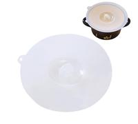 Zvn Zojne Clear Silicone Cup Cover - Heat Resistant Clear Cup Cover with Airtight Seal | Silicone Food Bowl Covers for Food Storage, Reusable Microwave, Oven & Dishwasher Safe