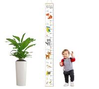Zvn Zojne Growth Chart For Wall, Child Height Wall Chart, Kids Growth Chart With Pine And Canvas Textures, Height Ruler, Height Measurement