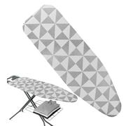 Zvn Zojne Iron Board Pad Covers, Ironing Board, Heat Reflective Cotton Padding with Elastic Edge, Iron for Ironing Board Replacement Ironing Board Covers for Home, Laundry Rooms, Travel