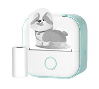 Zvn Zojne Pocket Printer, 2023 Smart Inkless Pocket Printer, Portable Thermal Printer With Bluetoioth Technology, T02 USB Rechargeable Multi Color Small Picture Printer With 1 Printing Roll