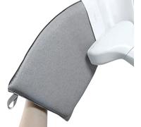 Zvn Zojne Steamer Gloves, Anti Steam Mitt, Garment Steamer Ironing Gloves with Finger Loop, Ironing Board Glove Heat Resistant Protective Gloves Microwave Oven Gloves for Clothes Steamers, Grey