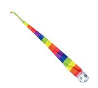 Zvn Zojne Tail Foam Balls, 39 Inch Tail Balls, Soft Rainbow Game Balls, Multicolor Meteor Ball, Educational Sports Game Balls, Playground Balls, Football Snorkel