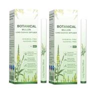 Zvoevo Botanical Mullein Lung Cleanse Diffuser, Mullein Inhaler Pen, Herbal Diffuser Pen, Herbal Lung Cleanse Purifier (2pcs)