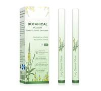 Zvoevo Botanical Mullein Lung Cleanse Diffuser, Mullein Inhaler Pen, Mullein Inhaler for Lung Cleansing and Breathing Support, Herbal Diffuser Pen (2pc)