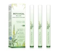 Zvoevo Botanical Mullein Lung Cleanse Diffuser, Mullein Inhaler Pen, Mullein Inhaler for Lung Cleansing and Breathing Support, Herbal Diffuser Pen (3pc)